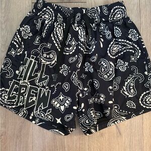 Kill Crew Black Paisley Women's Shorts